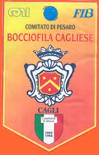This flag was awarded to the team after winning the 1995 and 1996 Italian Championpship.