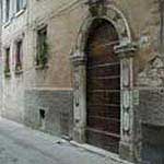 Authentic, hand-crafted doors lead from the streets of Old Cagli into the homes of its dwellers