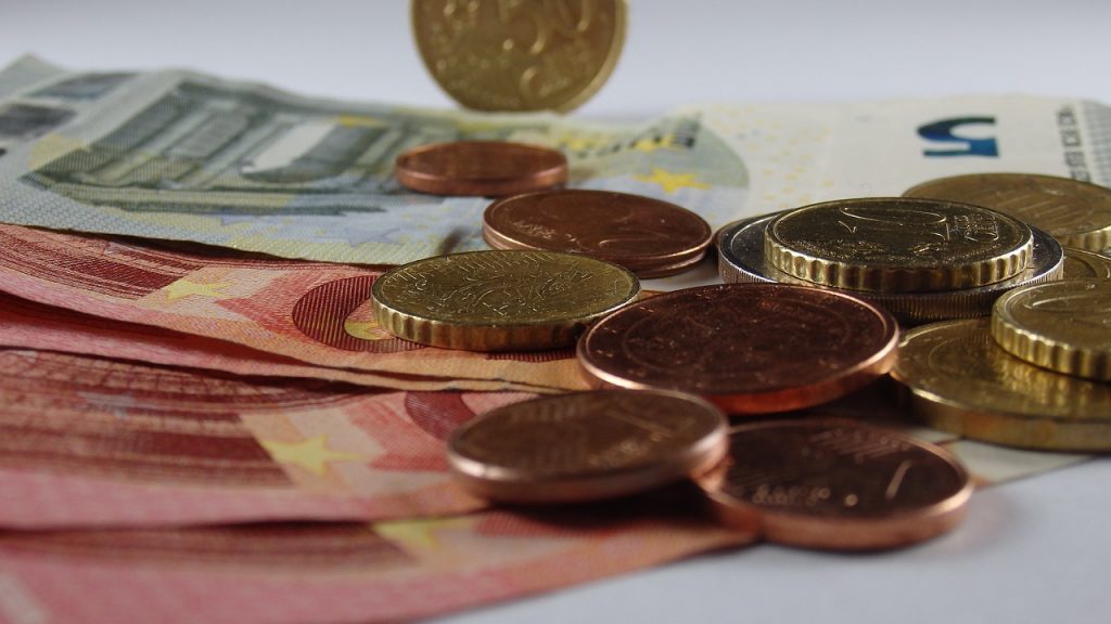 Closeup of money